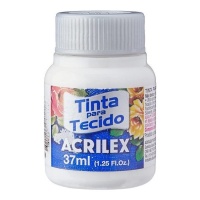 Pintura textil mate incoloro - Clareador de 37 ml - Acrilex