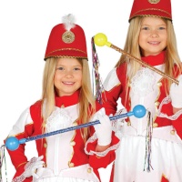 Bastón de majorette infantil de 55 cm - 1 unidad