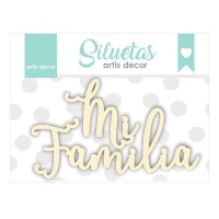 Chipboard Mi familia - Artis decor - 2 piezas