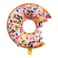 Globo de Donut mordido de colores de 73 cm