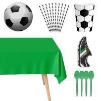 Pack para fiesta de fútbol - 12 personas