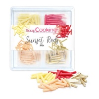 Kit de sprinkles de palitos de sunset rods mix de 60 gr - Scrapcooking