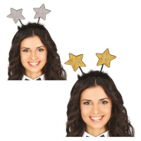 Diadema de estrellas con lentejuelas