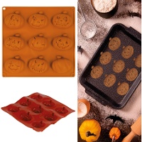 Molde de calabazas de silicona de 24 x 25 cm - 9 cavidades
