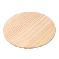 Disco de madera de 18 x 0,5 cm - 1 unidad