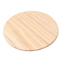 Disco de madera de 20 x 0,5 cm - 1 unidad