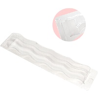 Molde plástico para turrón y chocolate de 25 x 3,5 cm ondulado