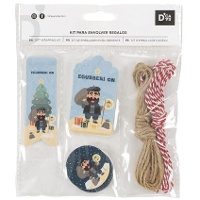 Etiquetas para regalo de Olentzero - 25 piezas