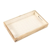 Bandeja de madera de 41 x 26 cm