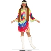 Disfraz de hippie flower para mujer