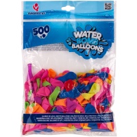 Globos de agua de colores - 500 unidades