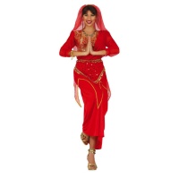 Disfraz de bailarina hindú para mujer