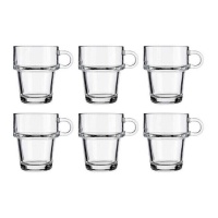 Taza de 270 ml de café apilable - 6 unidades