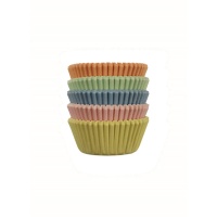 Cápsulas para cupcakes mini de colores pastel - PME - 100 unidades