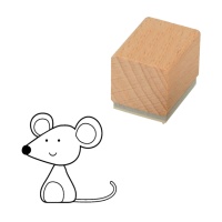 Sello de ratón mini de 2,5 x 2,5 cm - Artemio - 1 unidad