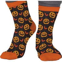 Calcetines de calabazas siniestras - 1 par