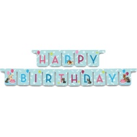 Guirnalda de perros de Happy Birthday de 3 m