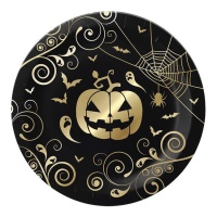 Platos de Calabaza dorada de 22,5 cm - 6 unidades