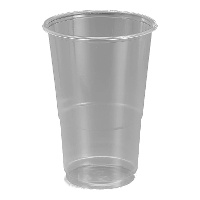 Vasos de 300 ml de plástico transparente - 15 unidades