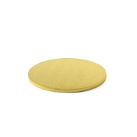 Base para tarta redonda de 25,5 x 25,5 x 1,2 cm dorada - Decora