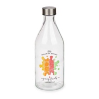 Botella de 1000 ml Juice Fruits con tapón de acero