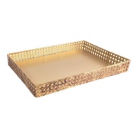Bandeja para servir metálica de 35 x 25 cm - DCasa