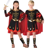 Disfraz de centurión romano con capa infantil