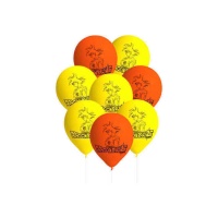 Globos de Dragon Ball de látex de 27 cm - Conver Party - 8 unidades