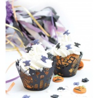 Wrappers para cupcakes de Halloween - scrapcooking -12 unidades