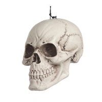 Colgante de cráneo siniestro de 18 x 16 x 27 cm