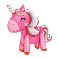 Globo de unicornio rosa de 55 cm - Oh Yeah!