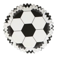 Cápsulas para cupcakes de Fútbol - PME - 30 unidades