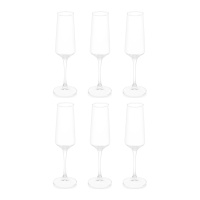 Copa de 250 ml para champagne cónica - 6 unidades