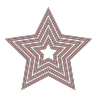 Troquel de Estrellas Zag - Misskuty - 4 unidades