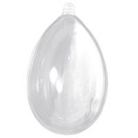 Huevo de plástico rellenable de 10 x 6,5 cm - 1 unidad