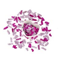 Confetti de Baby Shower rosa de 20 gr