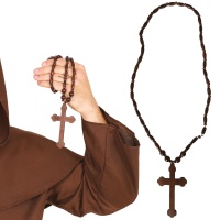 Rosario de madera de 48 cms