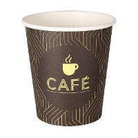 Vasos de 250 ml de cartón para café - 100 unidades