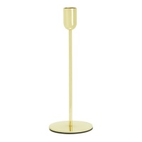 Candelabro dorado de 22 cm - 1 unidad