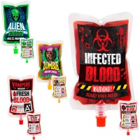 Bolsa de sangre artificial de diseños - 1 unidad
