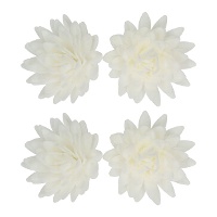 Obleas de flor de Áster blanca de 5,5 cm - FunCakes - 14 cm