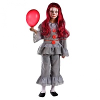 Disfraz de payaso cosa gris infantil