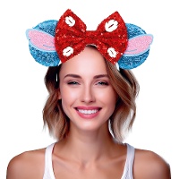 Diadema de ratoncita azul