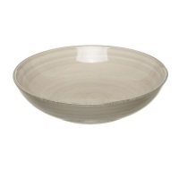 Plato beige sopero de 20,5 cm - DCasa
