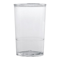 Vasos de 65 ml de plástico trasnparente forma clásica - Dekora - 100 unidades