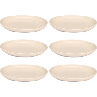 Plato de 20 cm moteado llano - Vessia - 6 unidades