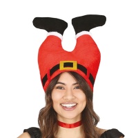 Gorro de piernas de Papá Noel