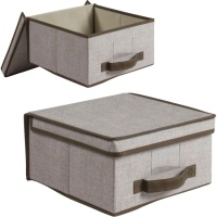 Caja de 30 x 28 x 15 cm baja con tapa abatible