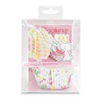 Kit para cupcakes de cápsulas y picks de Unicornio - Scrapcooking - 24 unidades