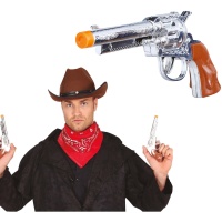 Pistolas de cowboy de 20 cm - 2 unidades